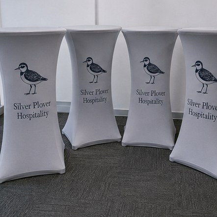 Customized tablecloths for theatres and public venues