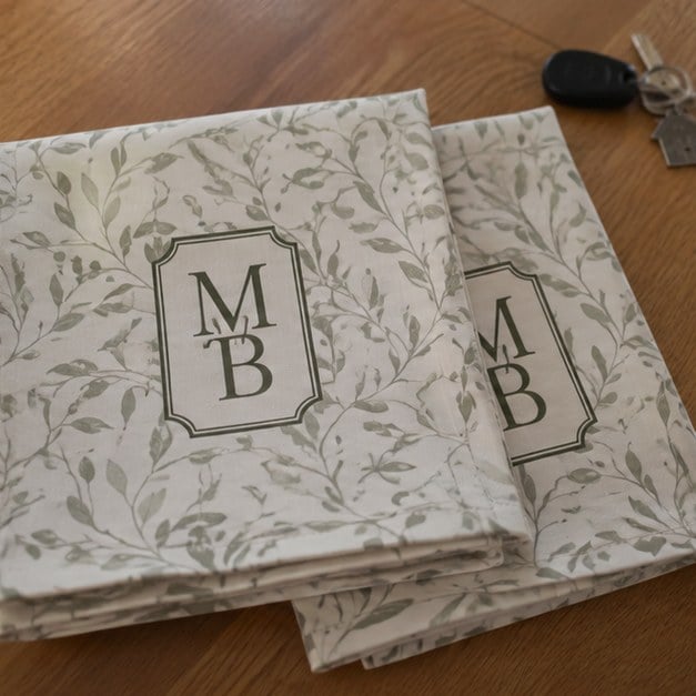 Personalized tablecloths — customer photo